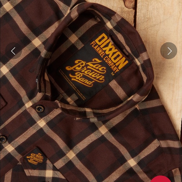 Dixxon Zac Brown band flannel BNIB - Picture 5 of 9
